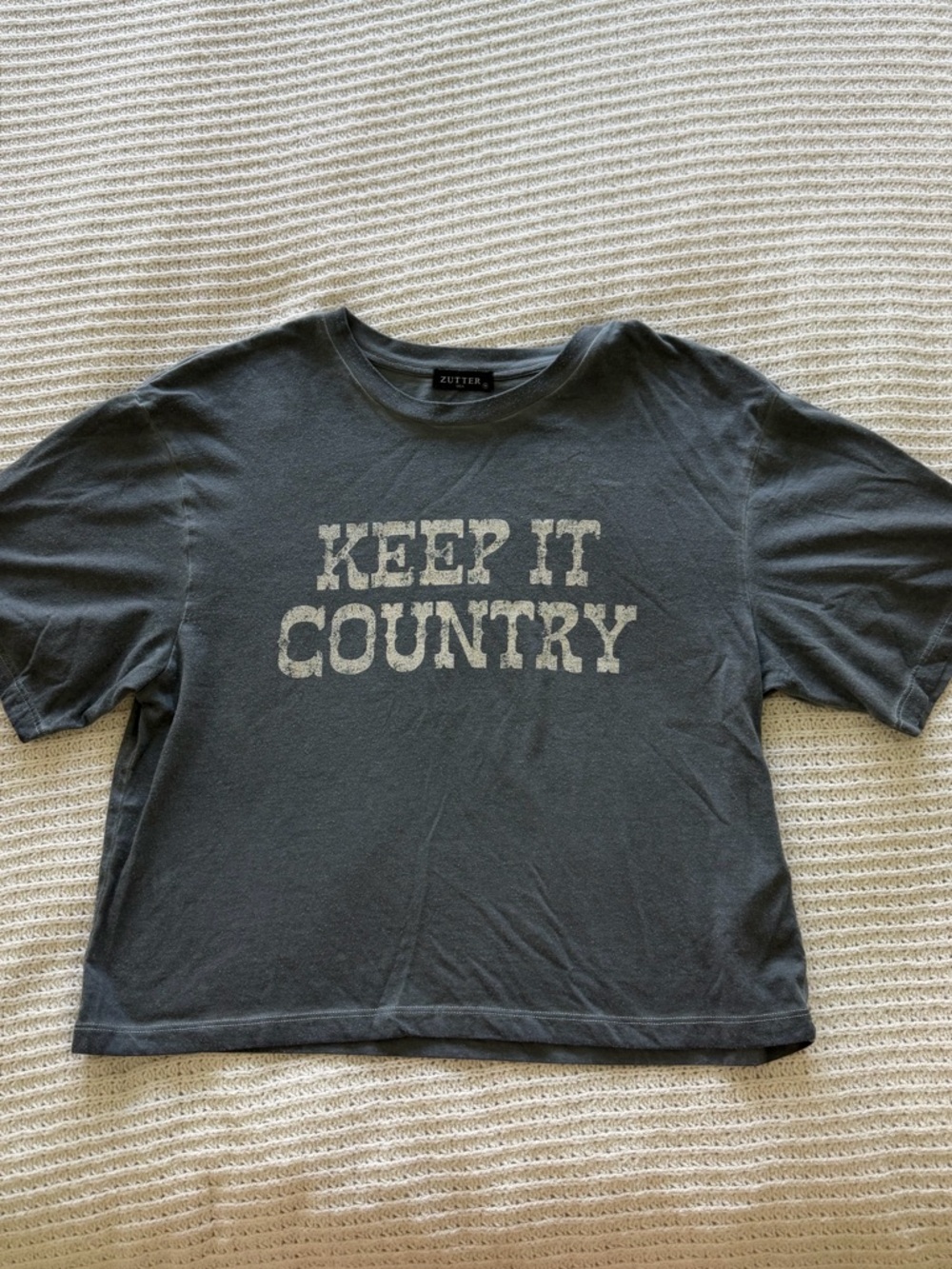 Keep it country crop top